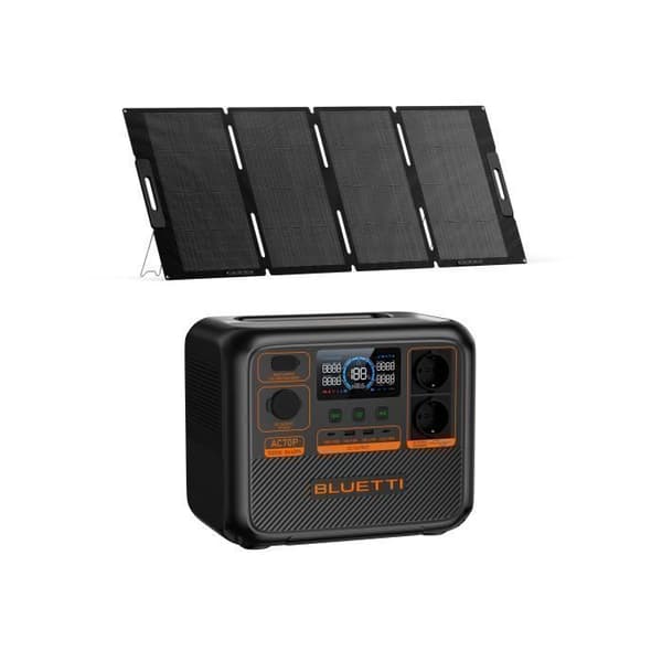 KIT Elektrisk station BLUETTI AC70P med MP200