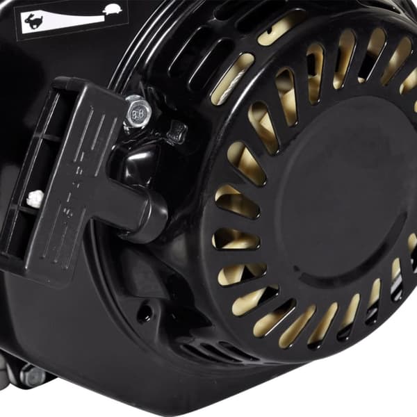 vidaXL benzinmotor 6,5 hk 4,8 kW sort -  Generatorer