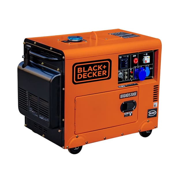 Black & Decker 5000w Diesel-elektrisk Generator