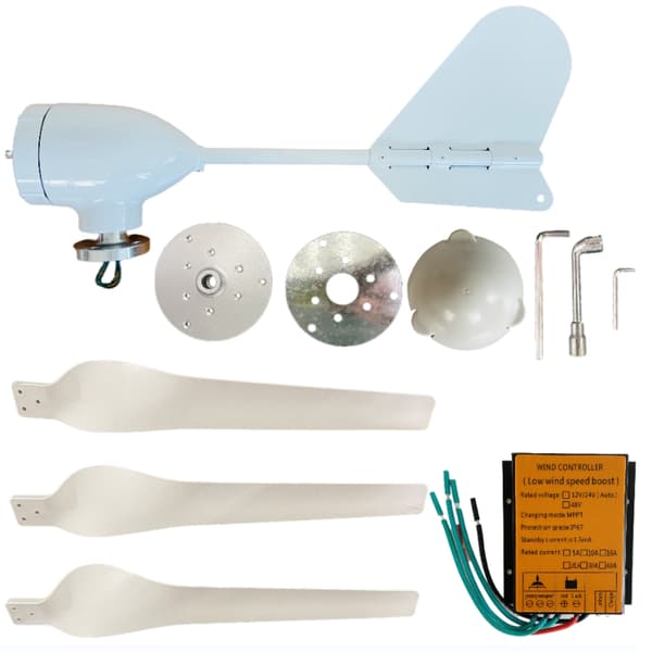 Vindmølle Generator Kit, Høj Kvalitet, Gratis Laderegulator