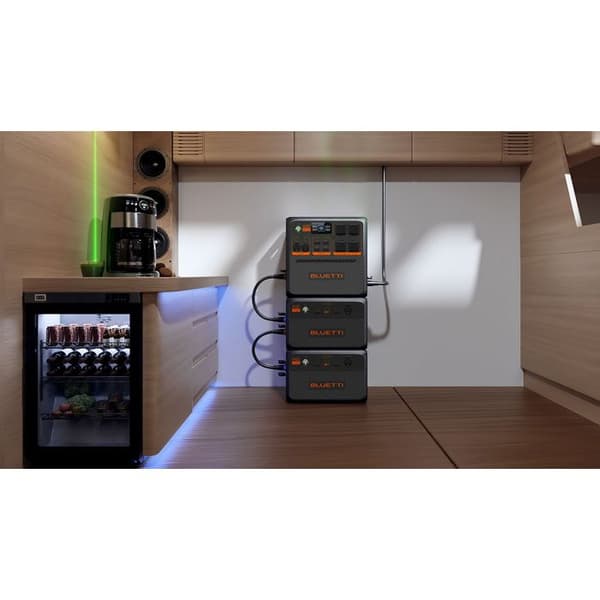 KIT Elstation BLUETTI AC240P med B210P, 3993Wh, IP65