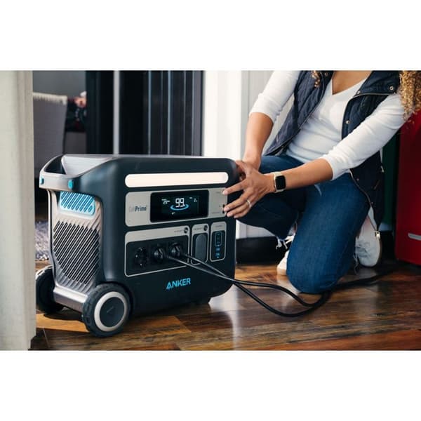 KIT Elstation Anker SOLIX F2000 med BP2600, Batteri 4096 Wh