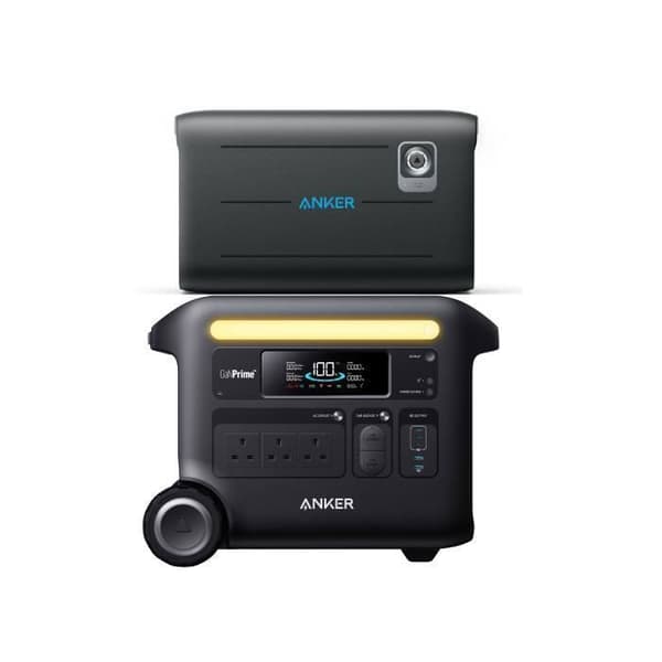 KIT Elektrisk station Anker SOLIX F2600 med BP2600, Batteri 5120Wh
