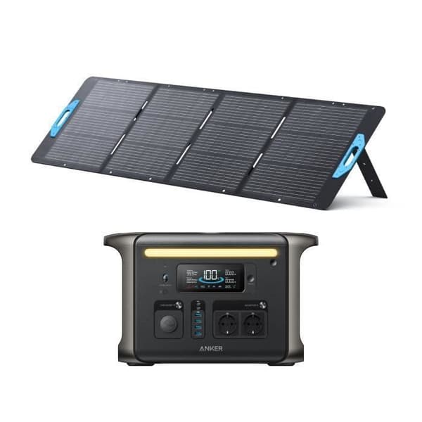 KIT Elektrisk station Anker SOLIX F1500 med PS200