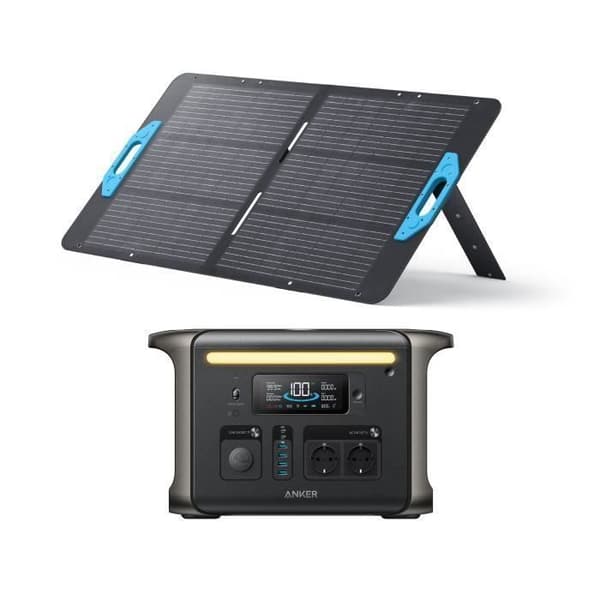 KIT Elektrisk station Anker SOLIX F1500 med PS100