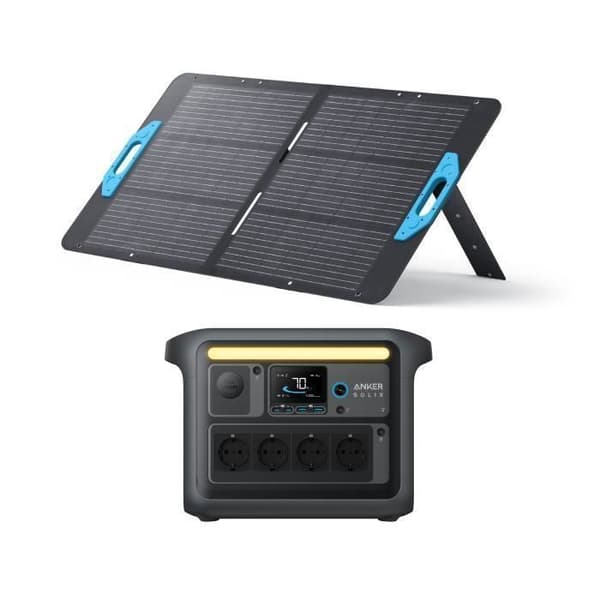 KIT Elstation Anker SOLIX C1000X med PS100