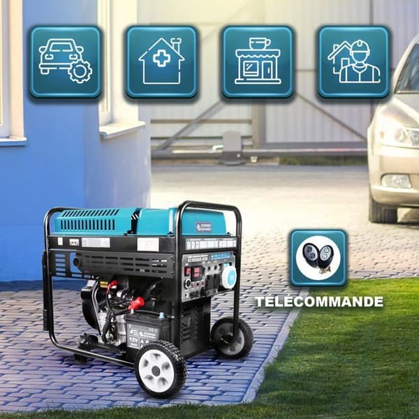 Köner &amp; Söhnen dieselinvertergenerator KS 9500iDE ATSR 9500 W / 10000 W Elektrisk