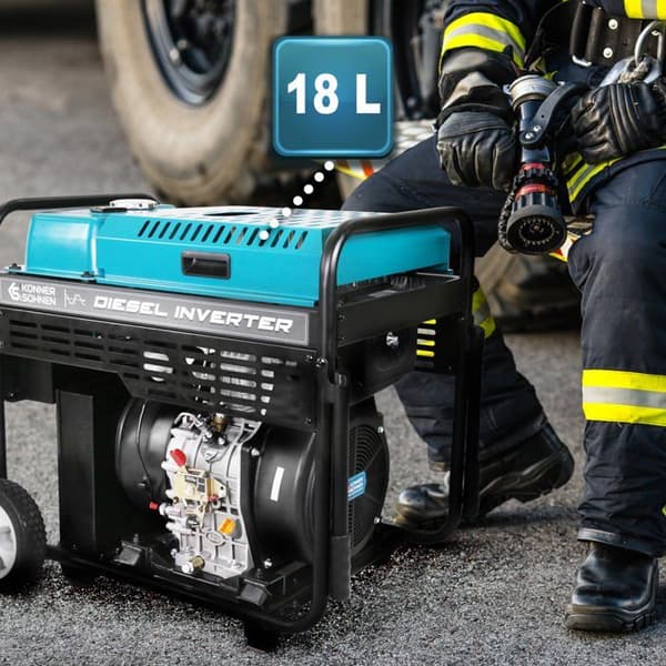Köner &amp; Söhnen dieselinvertergenerator KS 9500iDE ATSR 9500 W / 10000 W Elektrisk