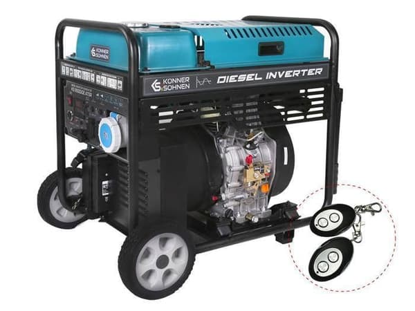 Köner &amp; Söhnen dieselinvertergenerator KS 9500iDE ATSR 9500 W / 10000 W Elektrisk