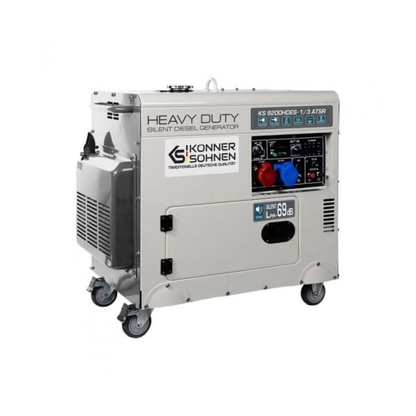 Konner & Sohnen Dieselgenerator mono och tri KS9200HDES-1/3ATSR euro V