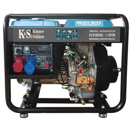 Konner & Sohnen Dieselgenerator 6.5kw demä el triphasé KS 8100HDE-1-3 ATSR