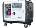 Miniatyrbild 6 av 6: Dieseldriven generator "Könner &amp; Söhnen" 230/400 V7.5 kW / 6.5 kW KS 9300DE-1/3 ATSR