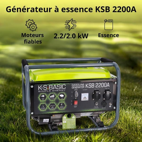 Konner &amp; Sohnen Bensinaggregat 2200W KSB 2200A