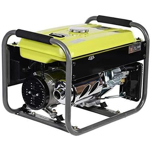 Bensindriven generator KSB 2800C, maximal effekt 2800W, manuell start, motoreffekt 6,5 HK, AVR-regulator, 2x1678