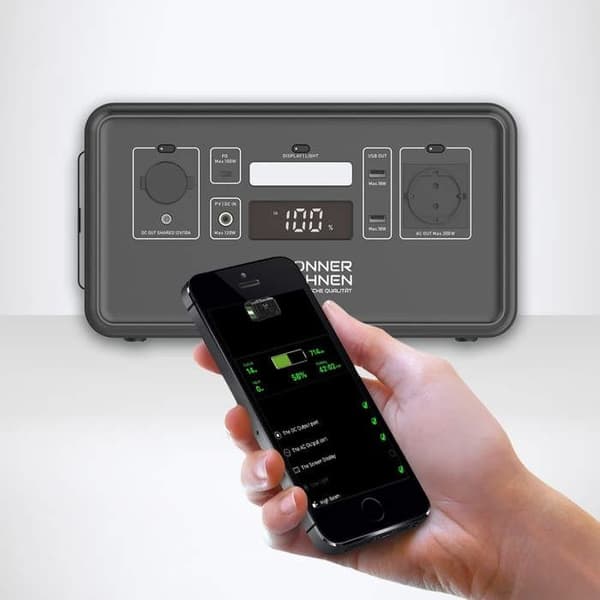 Bärbar kraftstation - Könner &amp; Söhnen 448 Wh 500 W 2×USB-A KS 500PS LiFePO4