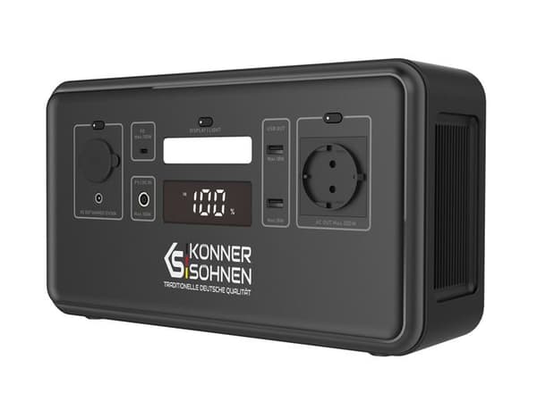Bärbar kraftstation - Könner & Söhnen 448 Wh 500 W 2×USB-A KS 500PS LiFePO4