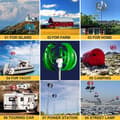Miniatyrbild 4 av 8: 3000W 48V litet vertikalt vindkraftverk med MPPT hybridkontroller, vindturbingenerator för hemmabruk, lätt att installera