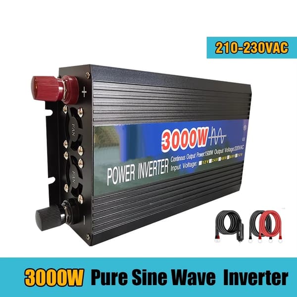 3KW 12V vertikal axel magnetisk levitation vindturbingenerator med MPPT hybridkontroller och inverter, vindkraftverk för hemmabruk