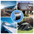 Miniatyrbild 6 av 11: 3KW 48V vertikal axel magnetisk levitation vindturbingenerator med solpanelsystem och batterisystem, vindkraftverk för hemmabruk