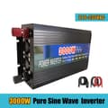 Miniatyrbild 8 av 11: 3KW 48V vertikal axel magnetisk levitation vindturbingenerator med solpanelsystem och batterisystem, vindkraftverk för hemmabruk