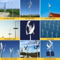Miniatyrbild 7 av 7: 5KW 48V vertikal axel magnetisk levitation vindturbingenerator med MPPT hybridkontroller, vindkraftverk för hemmabruk