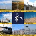 Miniatyrbild 4 av 8: 3000W 12V 8-blads vindturbingenerator med styrenhet, hem vindkraftverk med monteringsbas