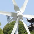 Miniatyrbild 3 av 7: 3000W 24V 6-blads vindturbingenerator med styrenhet, hem vindkraftverk med monteringsbas