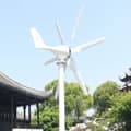 Miniatyrbild 2 av 7: 3000W 24V 6-blads vindturbingenerator med styrenhet, hem vindkraftverk med monteringsbas