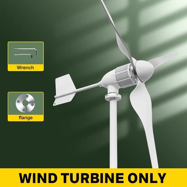 5000W 24V horisontell 3-blads vindturbingenerator, vindkraftverk för hemmabruk, hög effektivitet, stabil, lång livslängd