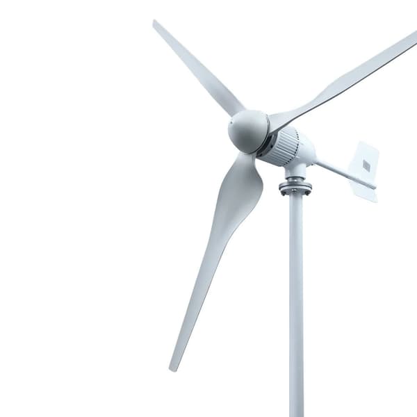 6000W 48V 3-bladig horisontell vindturbingenerator, liten vindkraftverk för hemmabruk, låg starthastighet, enkel att installera