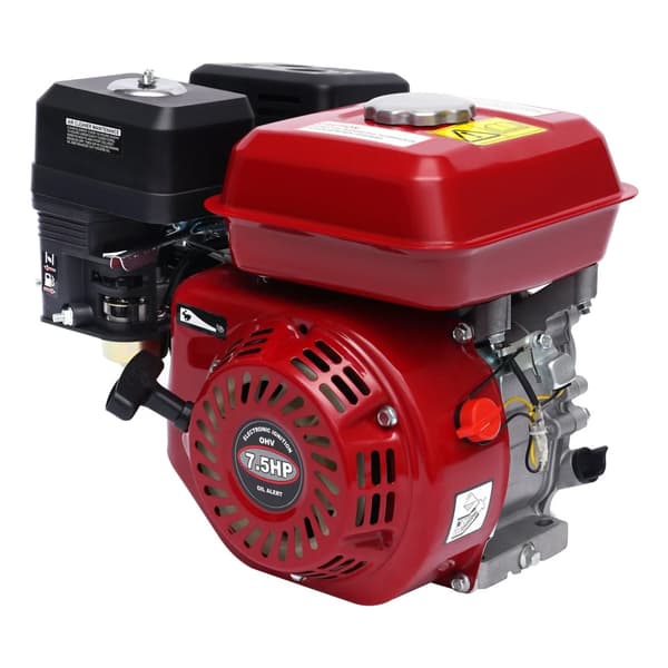 Benzinmotor, 4000W effektudgang, 4-taktsmotor,Rød
