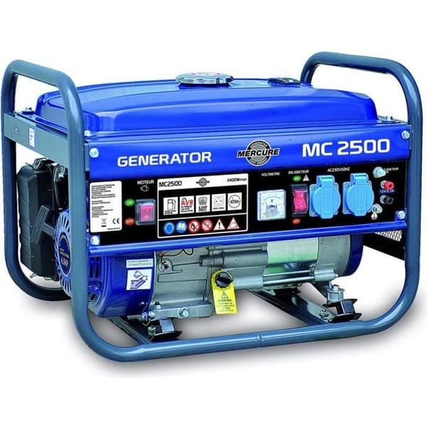 MERCURE GRUPP ELEKTRISKA GENERATOR MC2500 - 2000W/2400W Svart, Blå