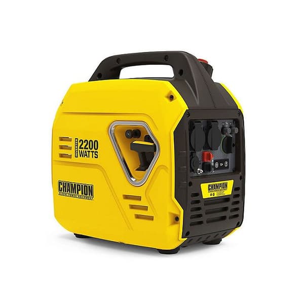 Tyst generator 2200W inverter 4T bensinmotor 79 Cm3 CHAMPION AVR-skydd Autonomi + 10 timmar Generator