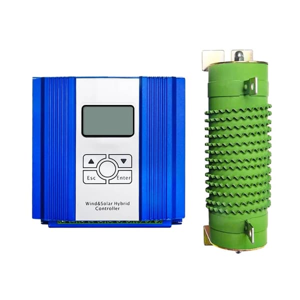 Vind Vertikal Turbin Generator, 3000W Effektudgang, MPPT Hybrid Kontroller, 24V, Kun controlleren, 3000W