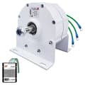 Miniatyrbillede 2 af 2: Permanent Magnet Generator, 500W effektudgang, 3-faset AC-generator,24V, 500W, 1 aksel med base