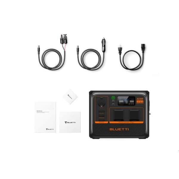 KIT Elstation BLUETTI AC60P+B80P, Batteri 1310Wh, 600W, IP65