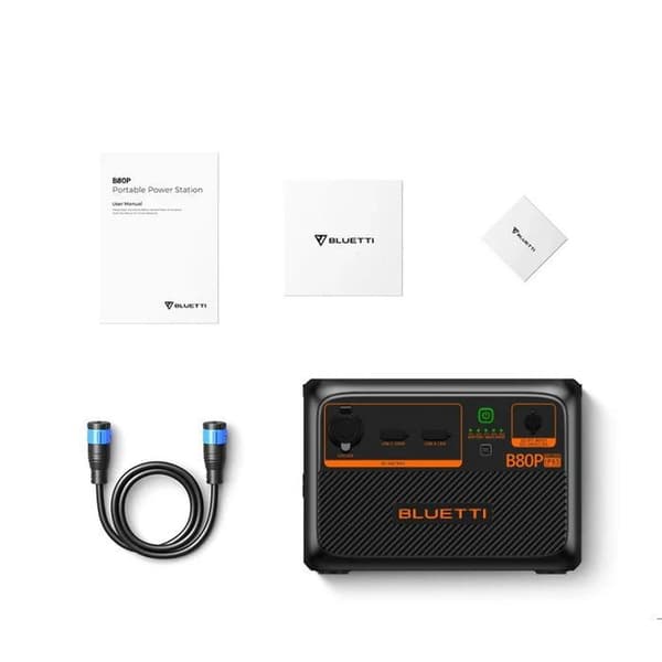 KIT Elstation BLUETTI AC60P+B80P, Batteri 1310Wh, 600W, IP65