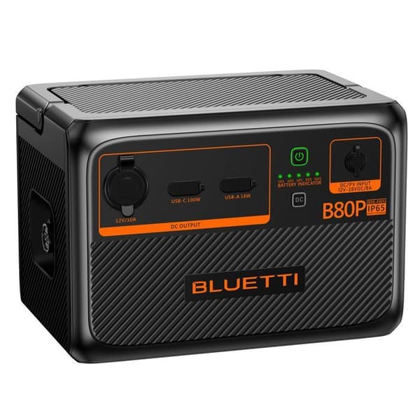 KIT Elstation BLUETTI AC60P+B80P, Batteri 1310Wh, 600W, IP65