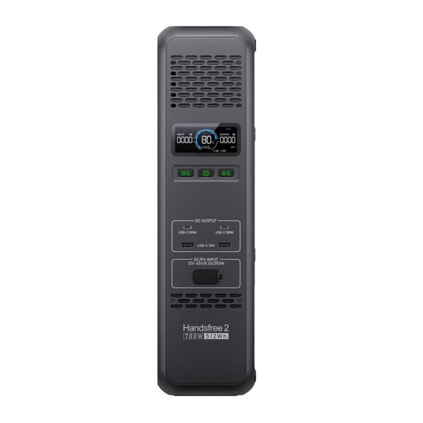 BLUETTI Handsfree2 Elstation, Batteri 512Wh, 1*700W