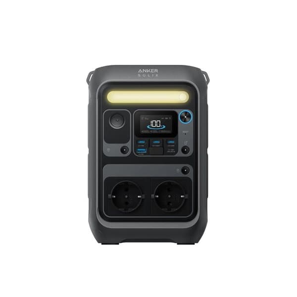 KIT Elektrisk station Anker SOLIX C300X AC med solpanel 60W