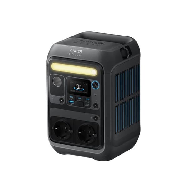 KIT Elektrisk station Anker SOLIX C300X AC med solpanel 60W