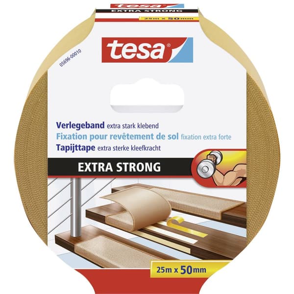 tesa EXTRA STRONG 05696-00010-11 Maskeringstejp Orange (L x B) 25 m x 50 mm 1 st