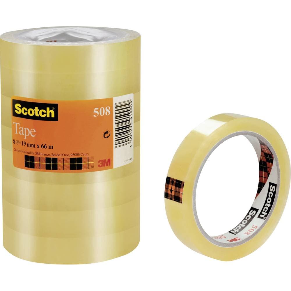 3M FT-5100-9733-8 5081966 Tejp Transparent (L x B) 66 m x 19 mm 8 st