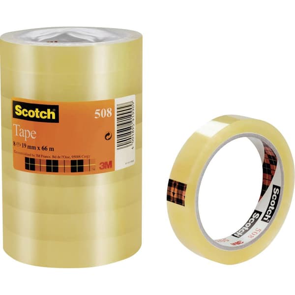 Scotch FT-5100-9733-8 5081966 Tejp Transparent (L x B) 66 m x 19 mm 8 st