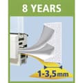 Miniatyrbild 2 av 4: Tesamoll® E-profil gummitätning för dörrar och fönster - självhäftande, enkel montering, för springor från 1 - 3,5 mm t