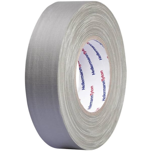 HelaTape Tex - tejp av textil HTAPE-TEX-19x50 712-00506 (L x B) 50 m x 19 mm Grå Bomulls-, -polyesterväv HTAPE-TEX-GY-1