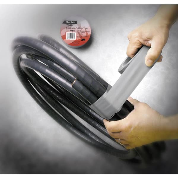 Scotch Scotch 2000 SCOTCH2000 PVC-tejp Scotch® 2000 Grå (L x B) 46 m x 50 mm 1 st