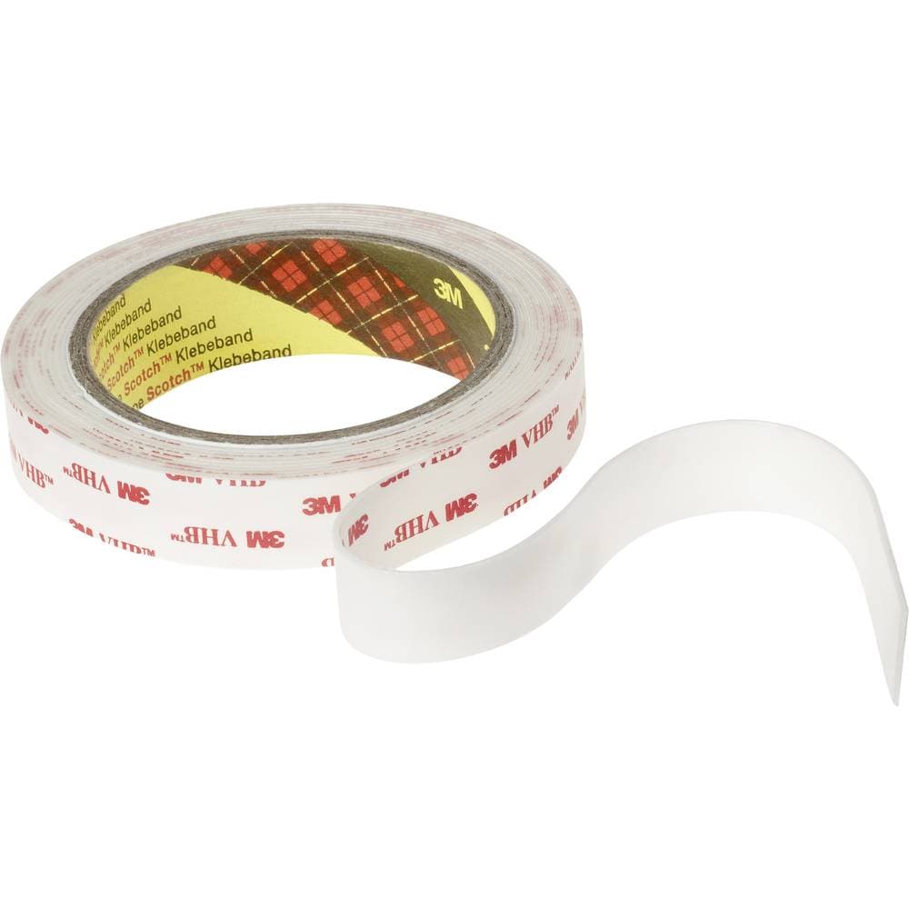 3M 4952P 4952193 Dubbelsidiga tejp 4952P Vit (L x B) 3 m x 19 mm 1 st