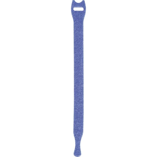 TOOLCRAFT KL12X200BC Kardborreband-bundtband för paketering Statisk del och fleecedel (L x B) 200 mm x 12 mm Vit, Svart