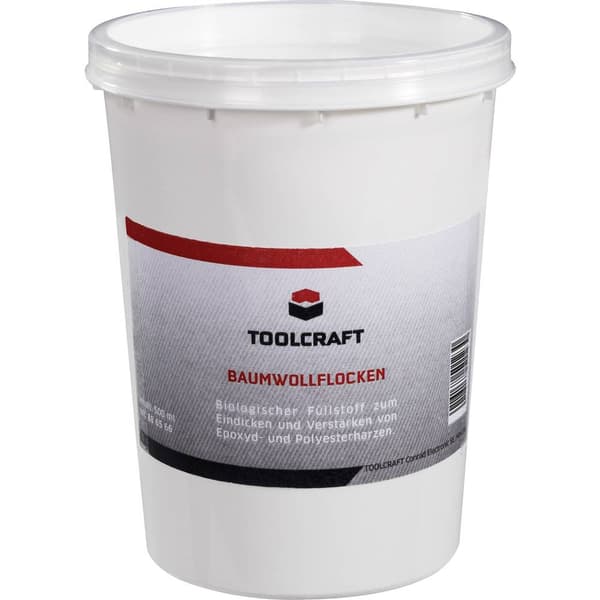 TOOLCRAFT Bomullfiberfyllnad 886566 500 ml